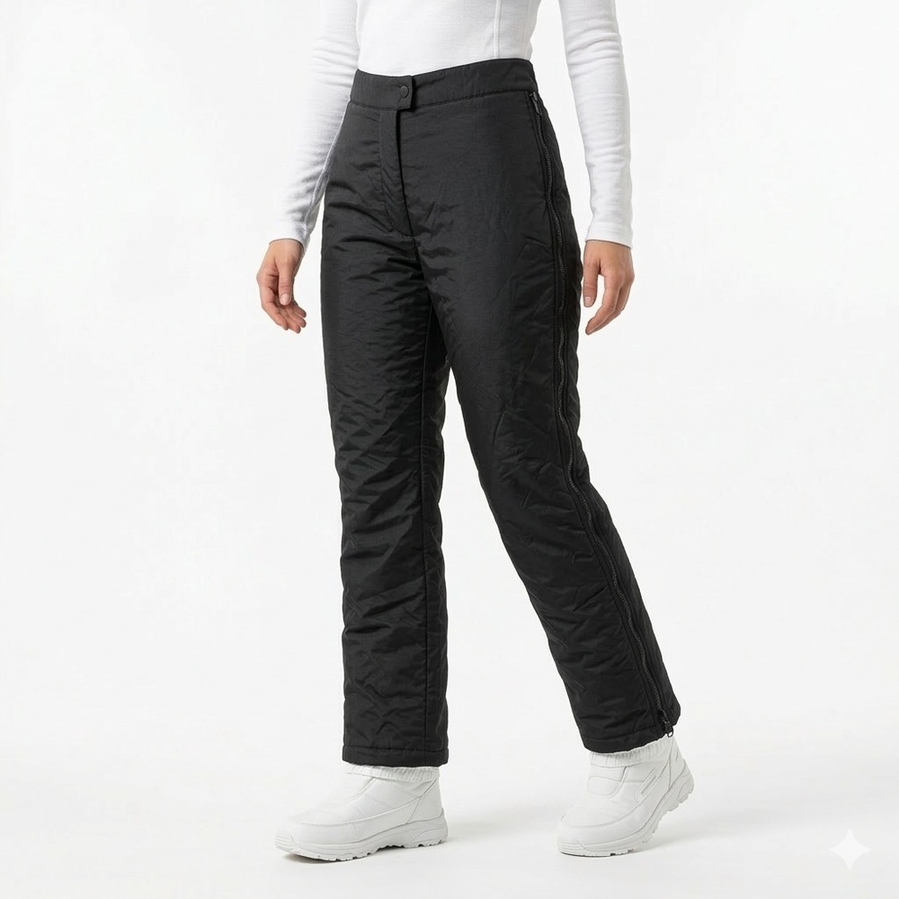 Hill Toppers Women’s Black Insulated Ski Snowboard Pants Nylon L